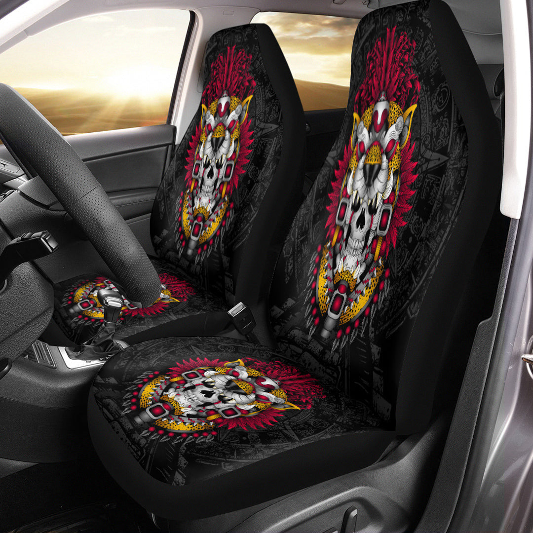 Themazicc Car Seat Covers – Mexico Jaguar Warrior Aztec Mexican Car Seat Covers A7