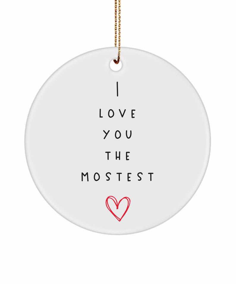 I Love You, Anniversary Gifts, I Love You Ornament, Girlfriend Gifts