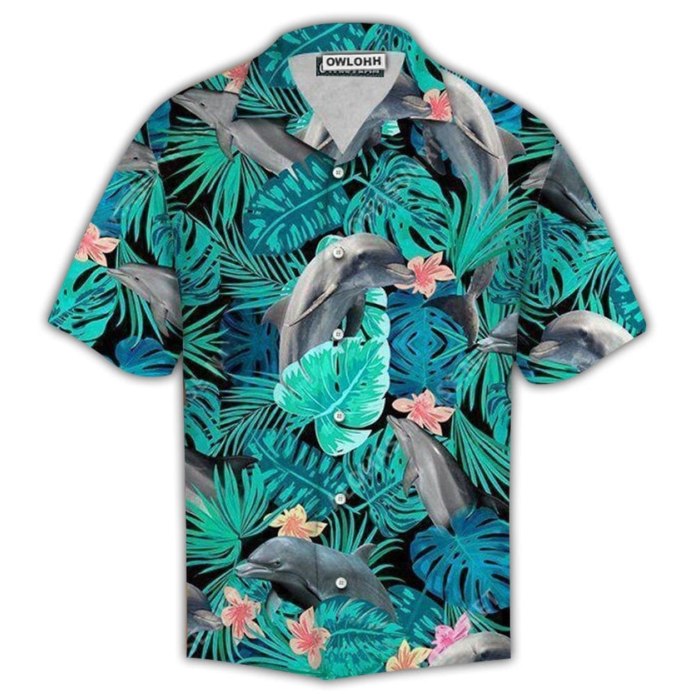 Dolphin Ocean Marine Biology Into The Sea – Hawaiian Shirt