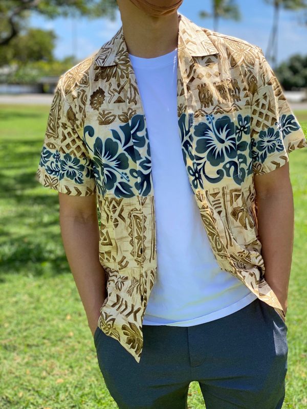 Hibiscus Band Hawaiian Aloha Shirt