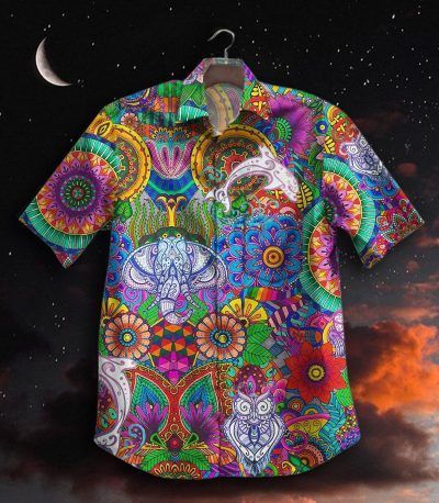 Gettyshirt Hot Mandala Vintage Cotton Mens Hawaiian Shirt-Zx10953