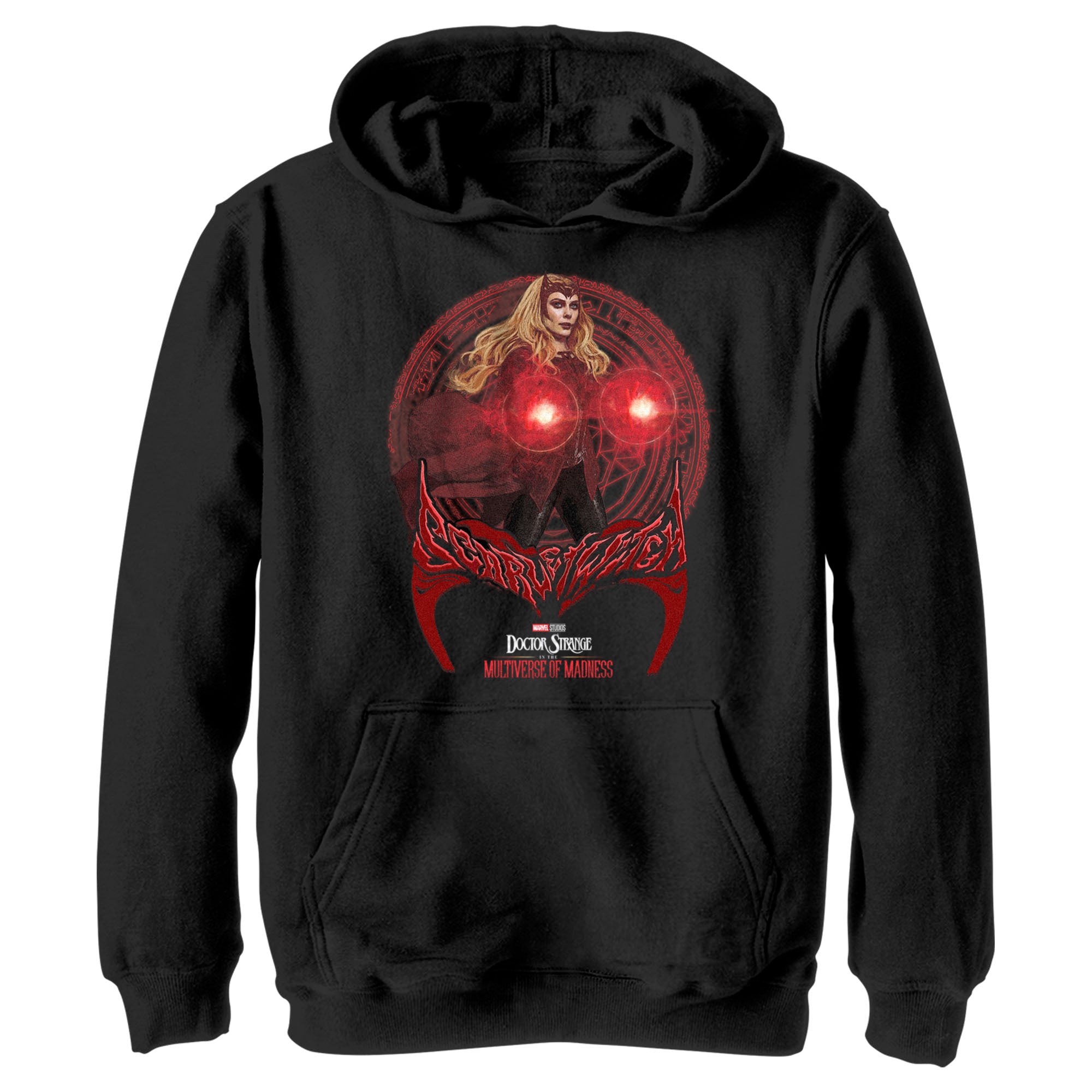 Boy’S Marvel Doctor Strange In The Multiverse Of Madness Powerful Wanda Pull Over Hoodie