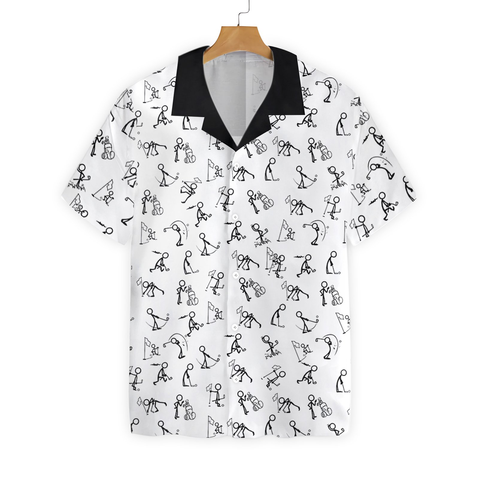 Stickfigures Playing Golf 0512 Hawaii Shirt Ha51792