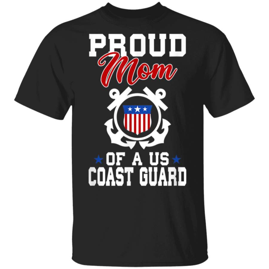 Proud US Coast Guard Mom TShirt