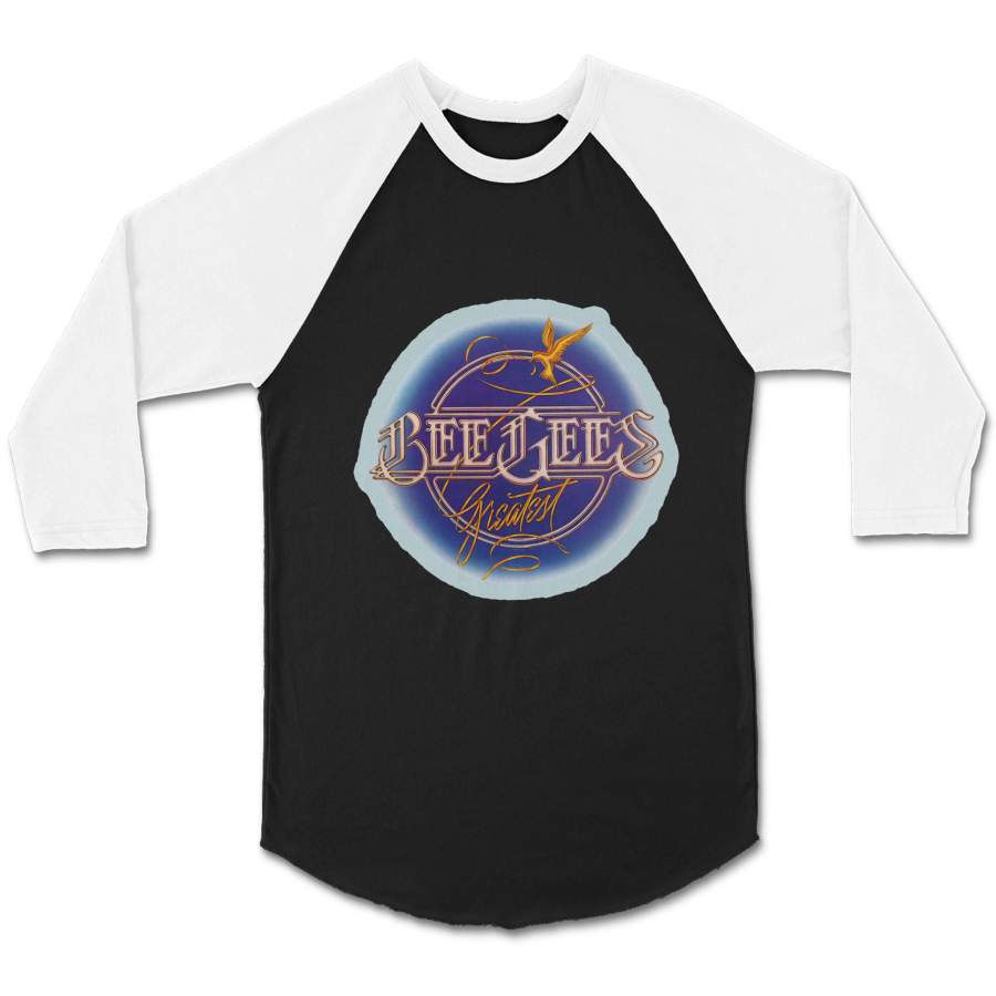 Bee Gees Pop Music Soft Rock Vintage Graphic CPY Unisex 3/4 Sleeve Baseball Tee T-Shirt