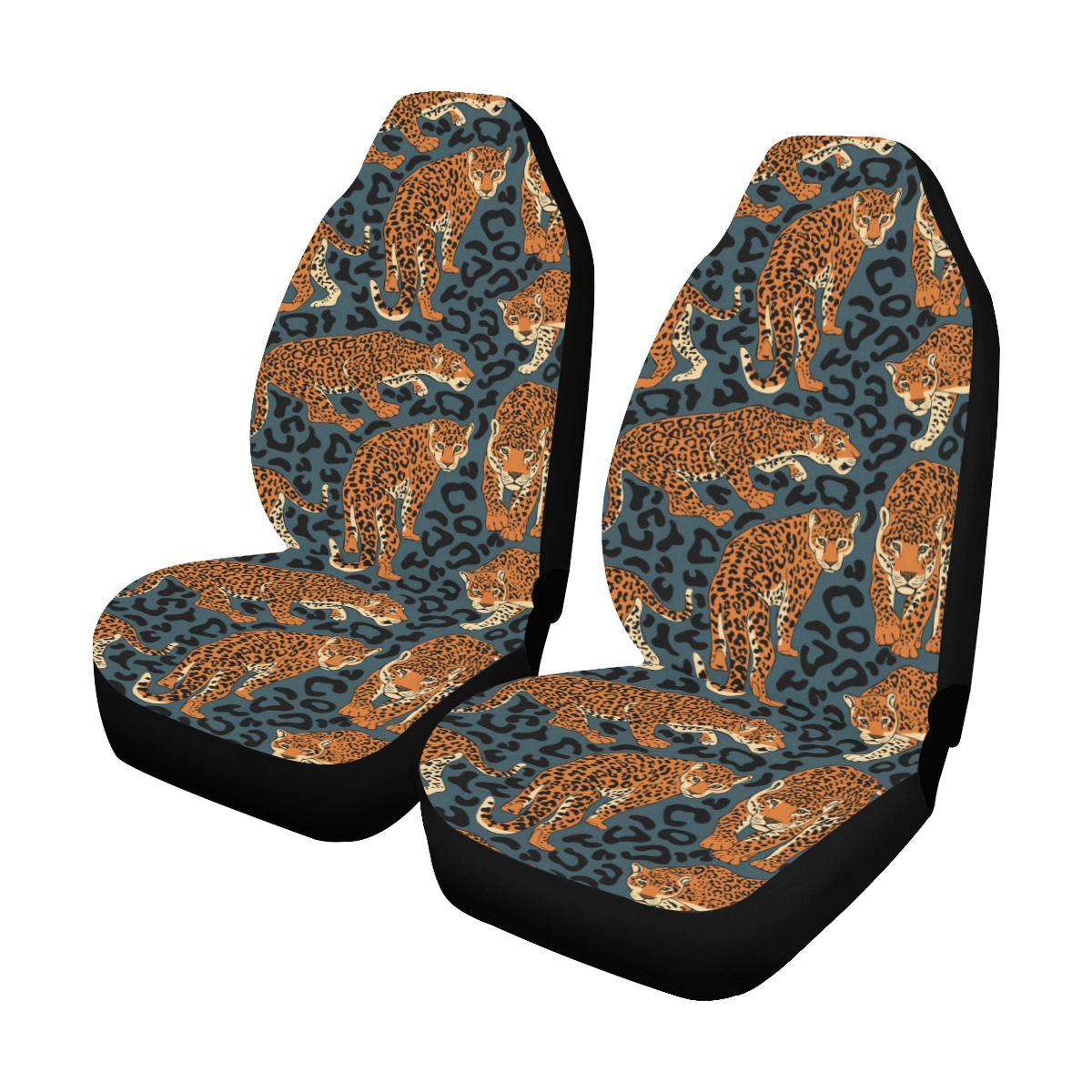 Jaguar Pattern Print Design 04 Universal Fit Car Seat Covers