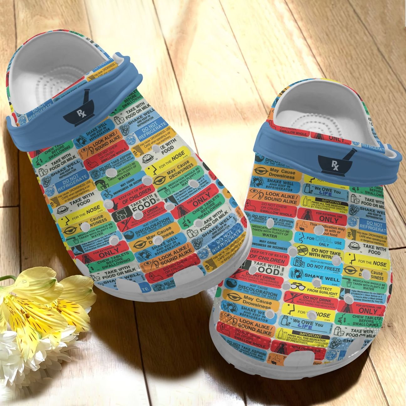 Pharmacy Personalize Clog, Custom Name, Text, Fashion Style For Women, Men, Kid, Print 3D Our Fancy Labels