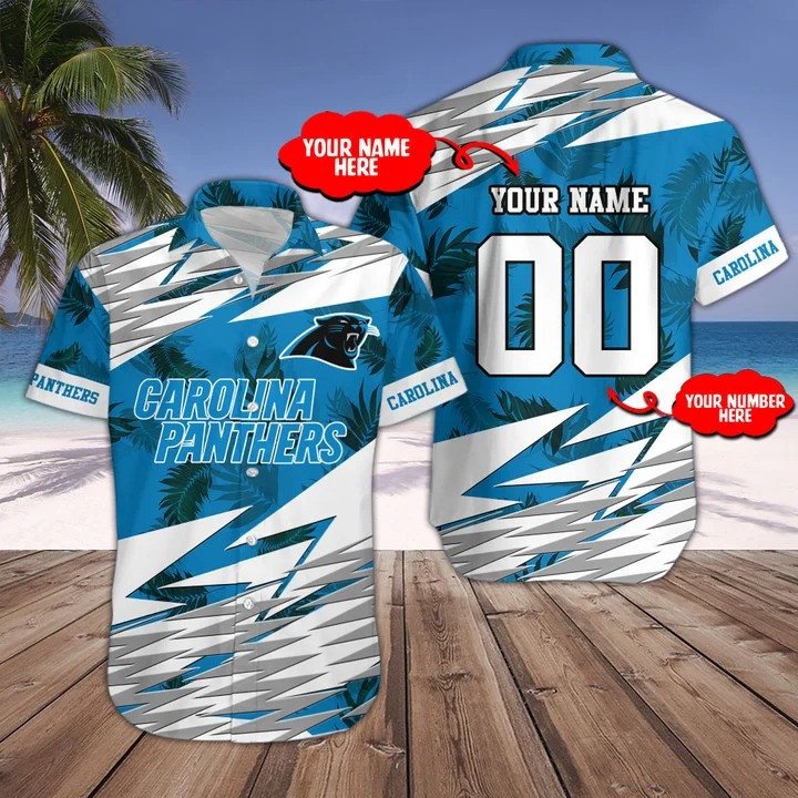 Carolina Panthers Personalized Button Shirts Bg128