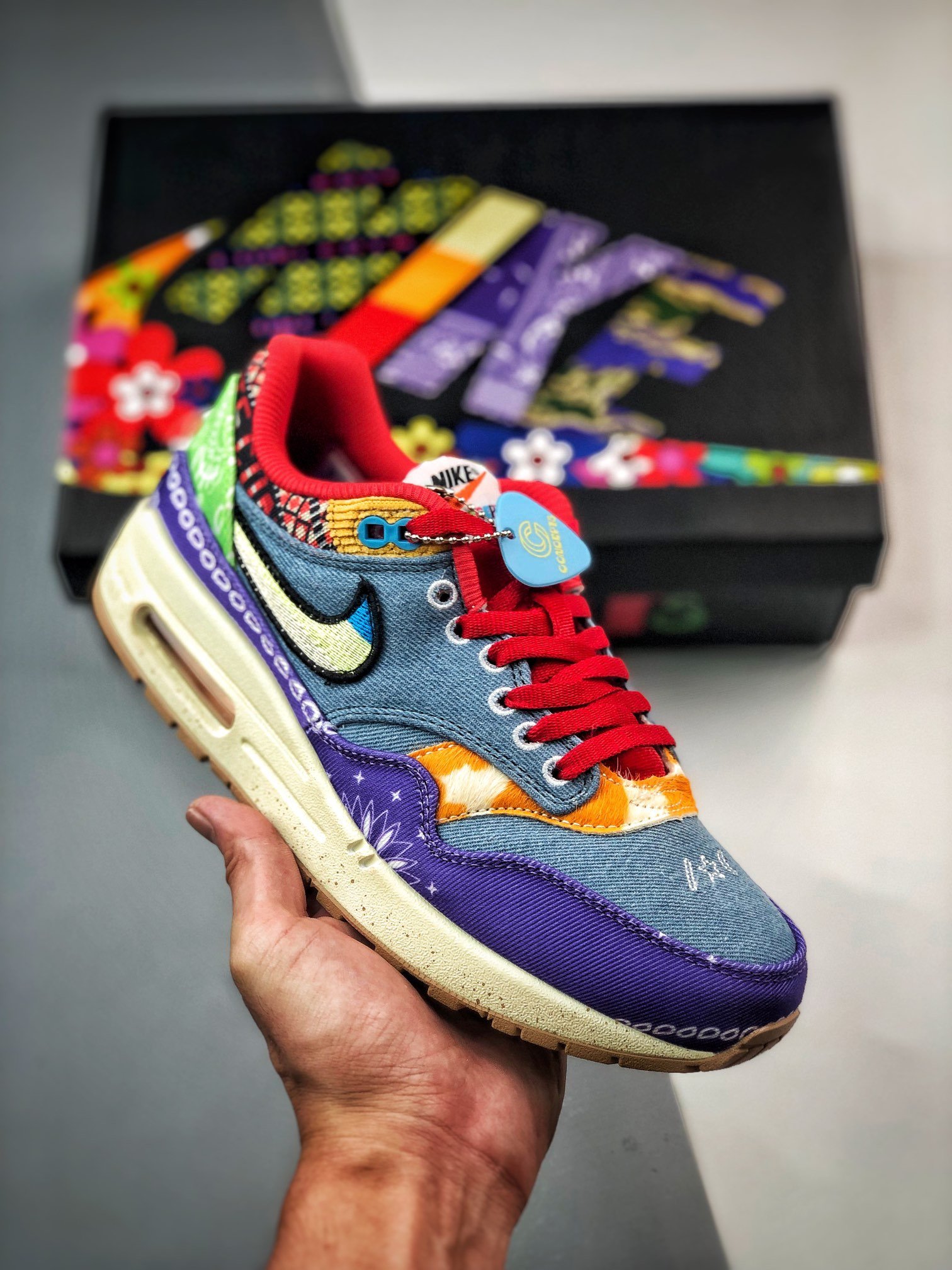 Concepts x Nike Air Max 1 Far Out Wild VioletMulti-ColorSail DN1803-500 5341054