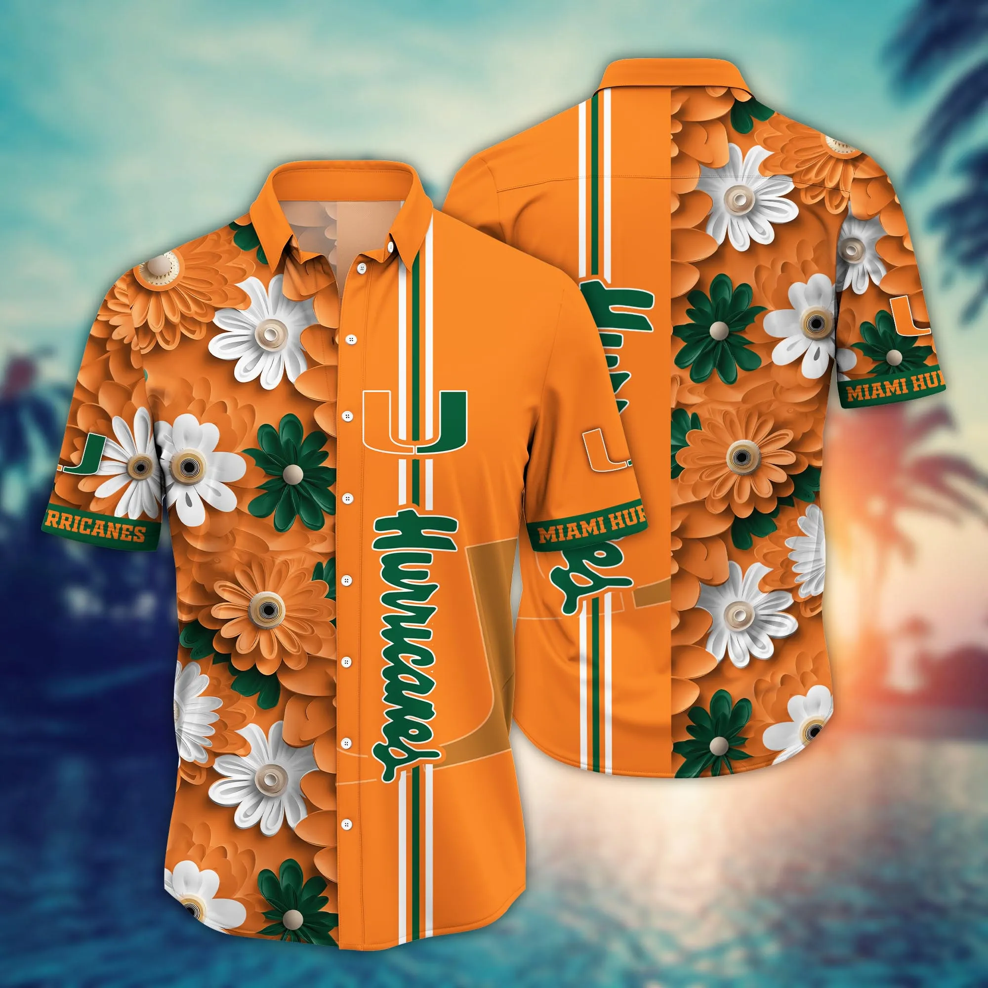 Miami Hurricanes NCCA Hawaiian Shirt Scorcher Aloha Shirt