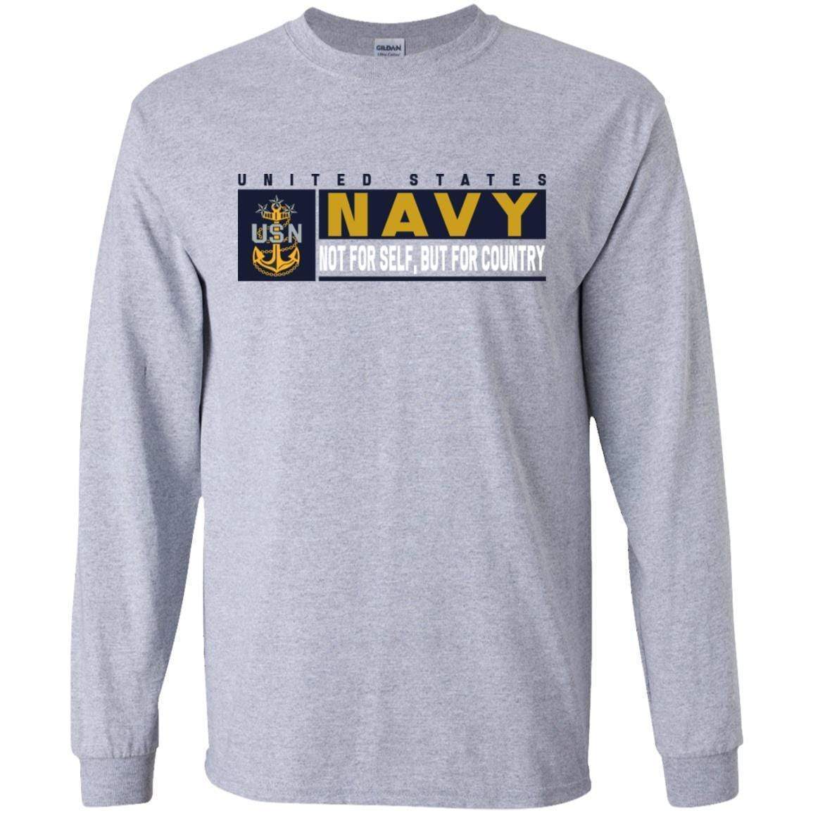 US Navy E-9 Master Chief Petty Officer Of The Navy MCPON Not For Self, But For Country T-Shirt