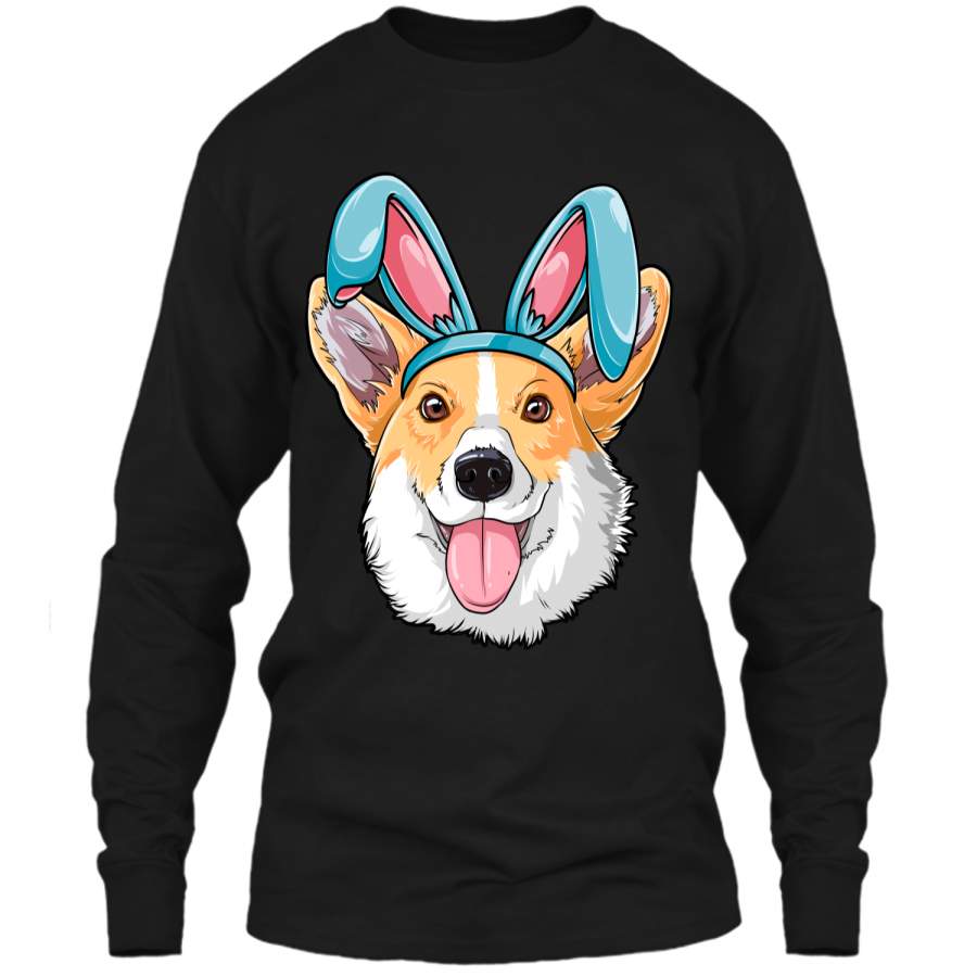 Easter Bunny Corgi T shirt Dog Boys Girl Kids Men Women Tee LS Ultra Cotton Tshirt