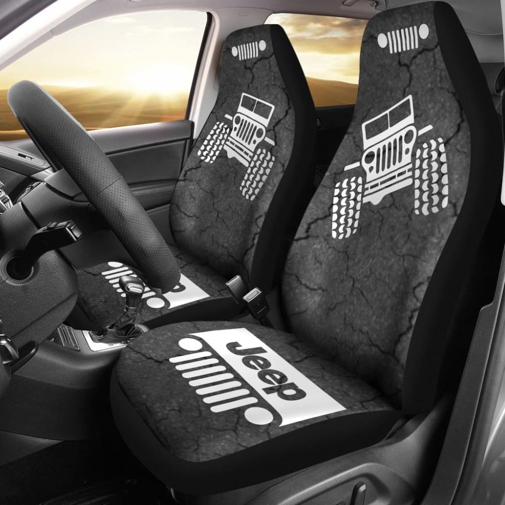 Jeep Offroad – Seat Cover Gray White Cracked Mud 101819