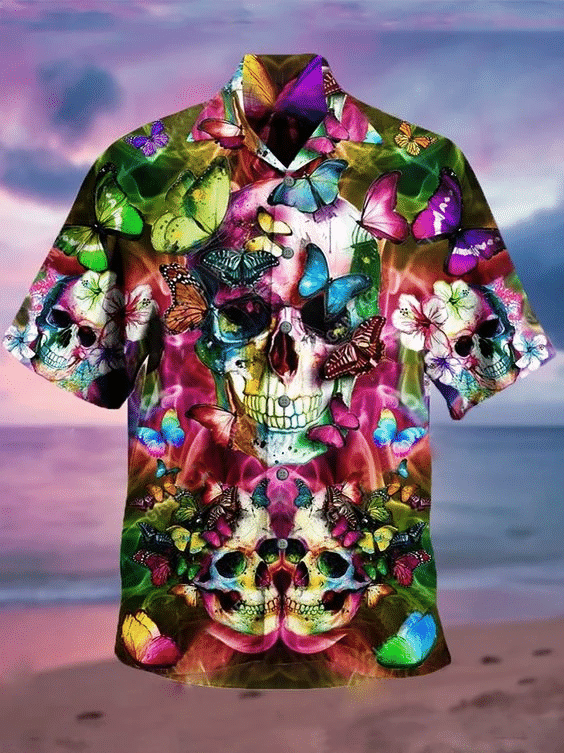 Skull Hawaii Shirt Unisex Adult Ha100388