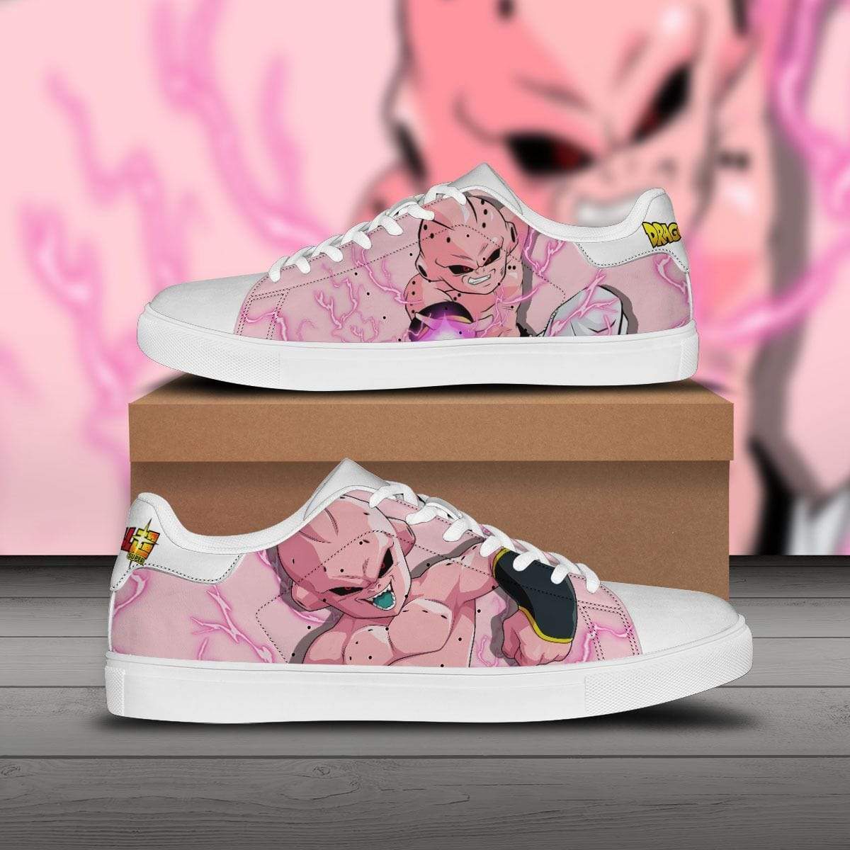 Majin Buu Skate Sneakers Dragon Ball Super Anime Shoes