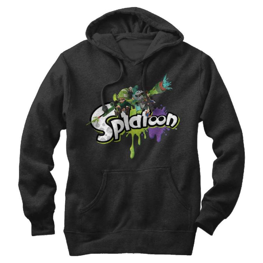 Nintendo Men’s Splatoon Splat  Lightweight Hoodie