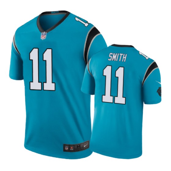 Carolina Panthers #11 Torrey Smith Nike Color Rush Blue Jersey