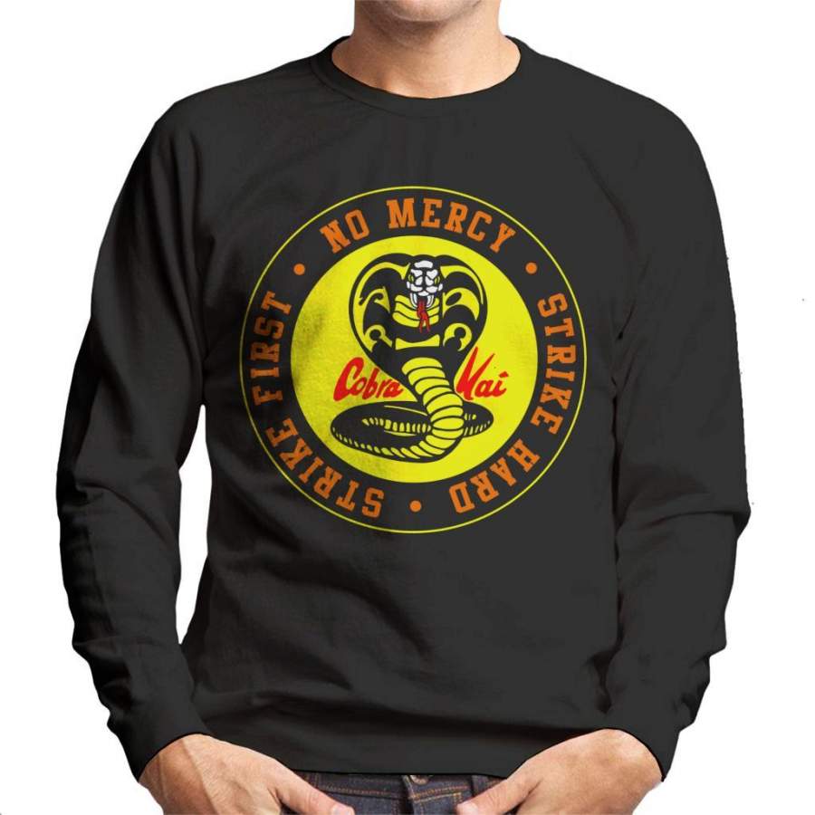 Cobra Kai Snake Logo No Mercy Men’s Sweatshirt