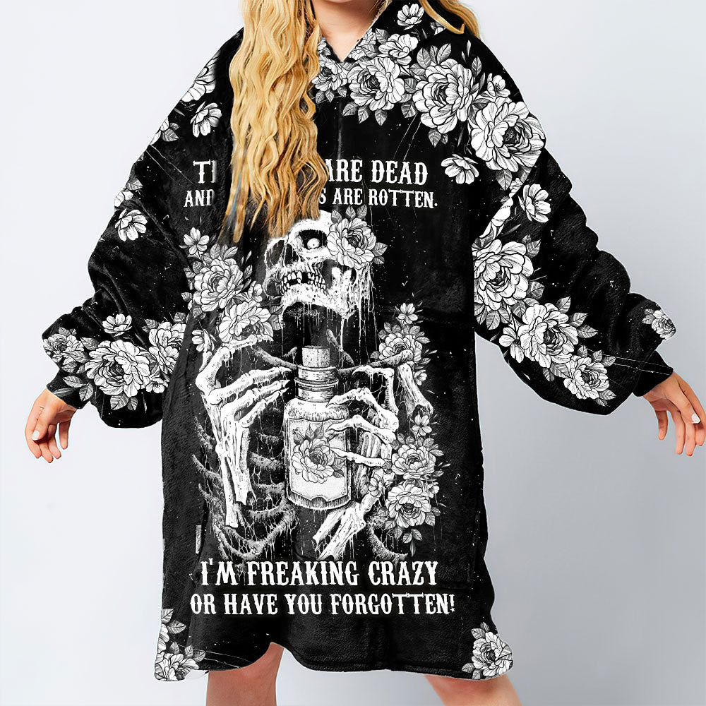 The Roses The Violets Sherpa Blanket Hoodie – Latg1310214