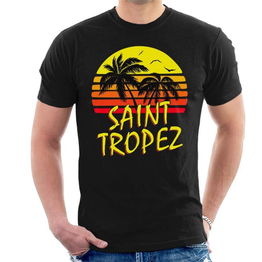 Saint Tropez Vintage Sun Men’s T-Shirt