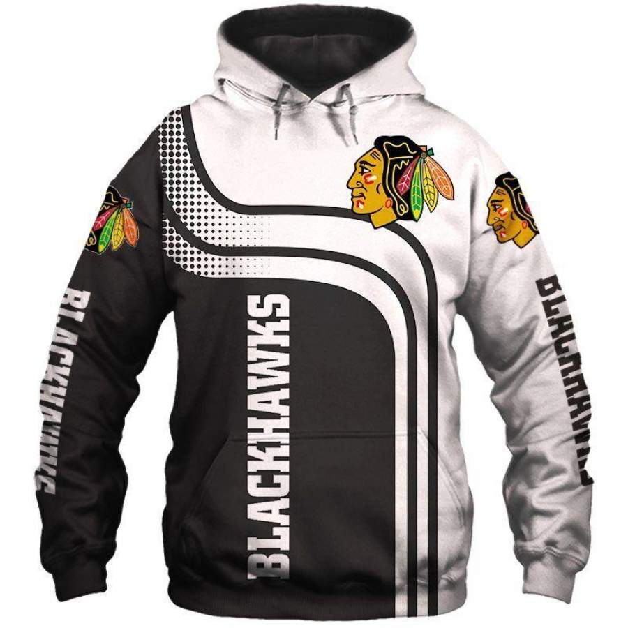 Chicago Blackhawks Hoodie 3D Style1512 All Over Printed