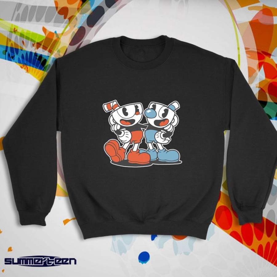 Cuphead Mugman Couple Women’S Sweatshirt