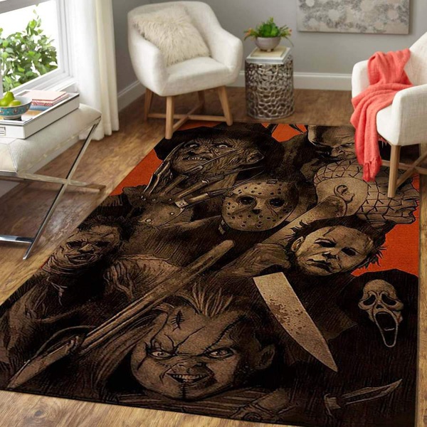 HORROR SQUAD for Halloween Area Rug Home Decor – HomeBeautyUS  RB7A8E7E3116