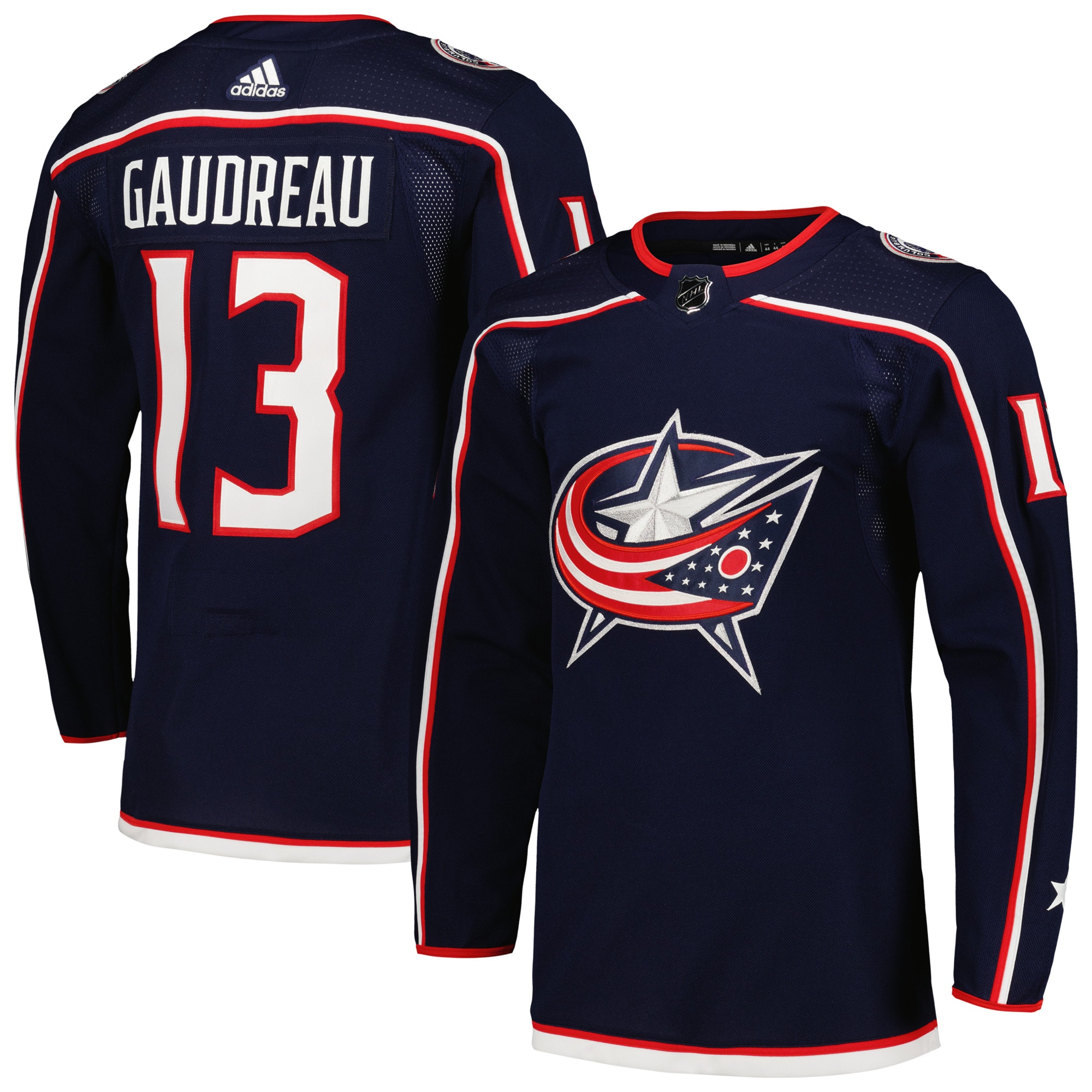 Johnny Gaudreau Columbus Blue Jackets Home Primegreen Authentic Player Jersey – Navy