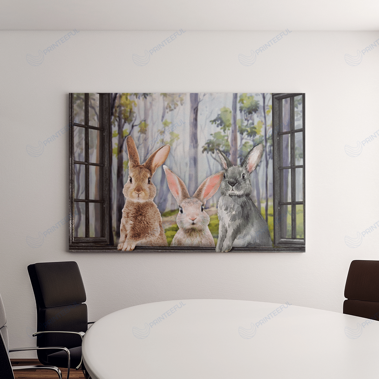 Rabbit Widow For Famers – Farming Canvas / Posters / Puzzles