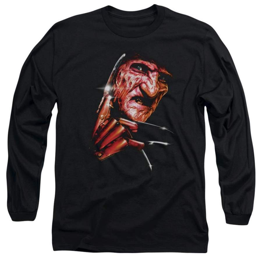 A Nightmare on Elm Street Freddys Face Men’s Long Sleeve T-Shirt