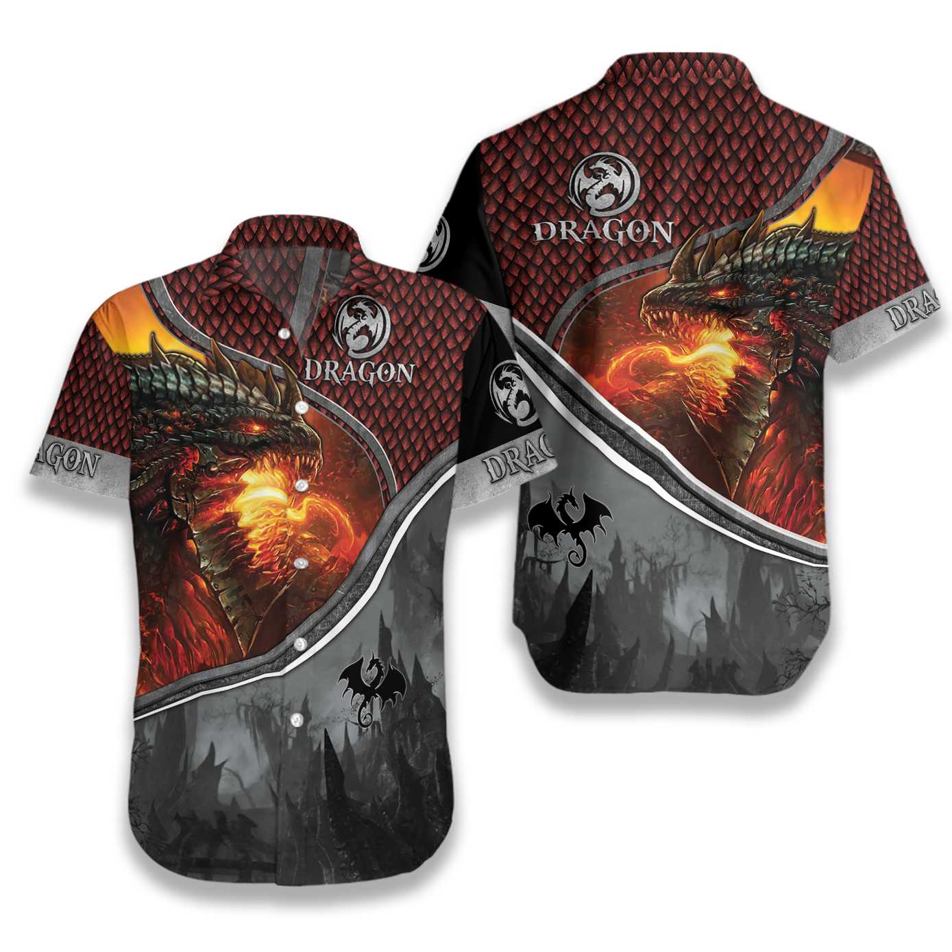 Magic Fire Dragon 2710 Hawaii Shirt Ha71965