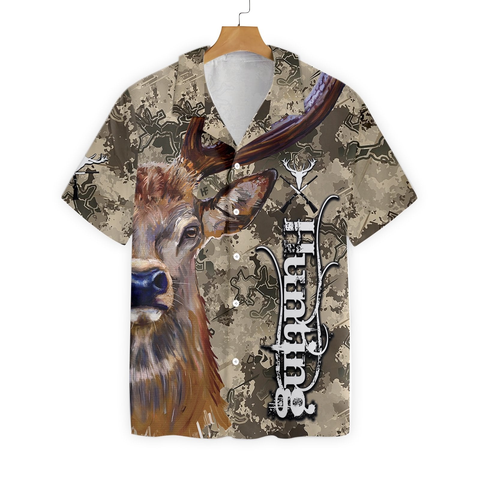 Hunting Shirt Deer And Camo Hawaii Ha69291