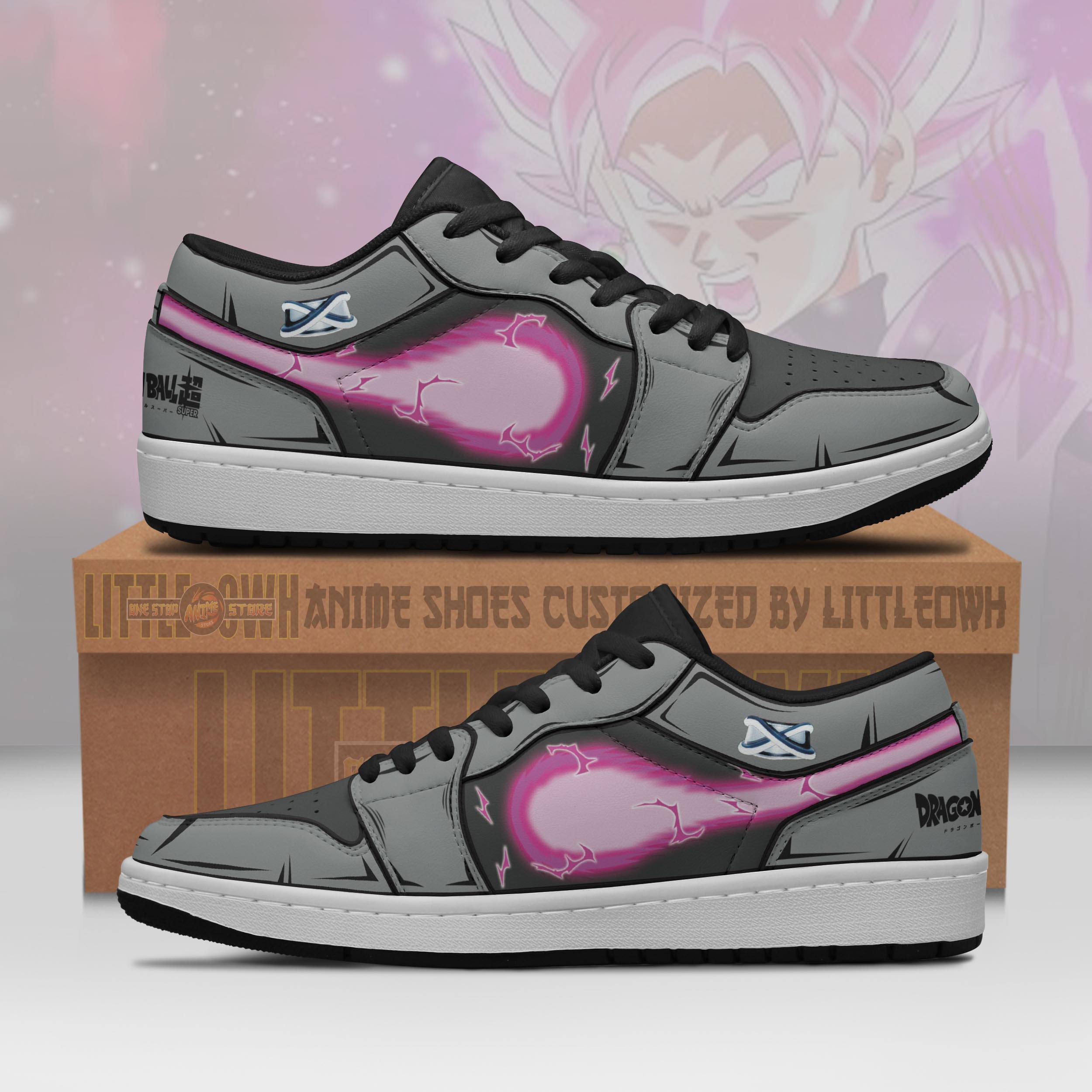 Black Goku Dragon Ball Z Anime Jd Low Top Sneakers