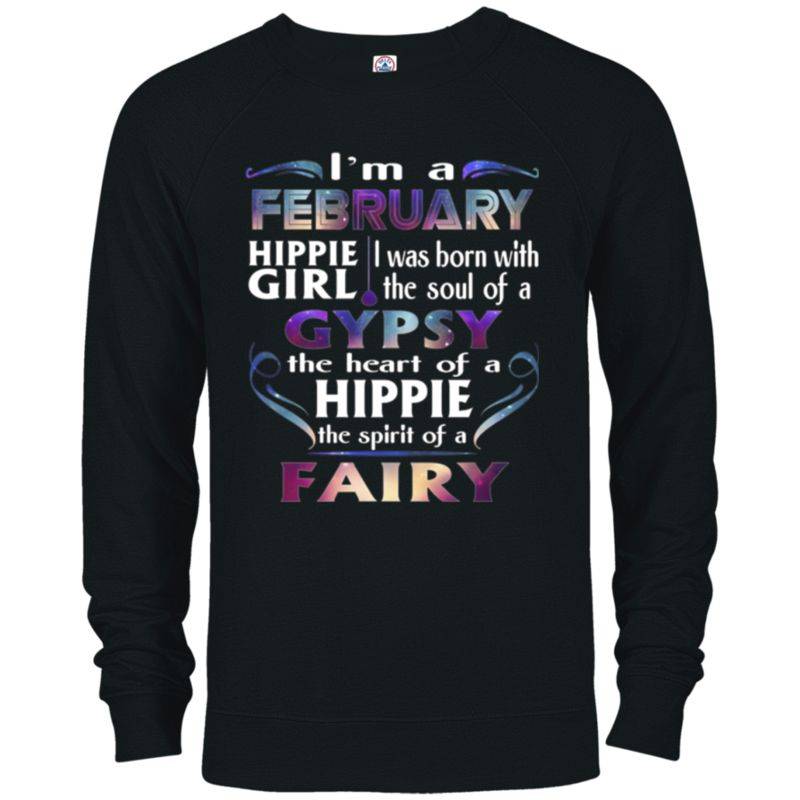 I’m A February Hippie Girl Birthday Gift T-shirt