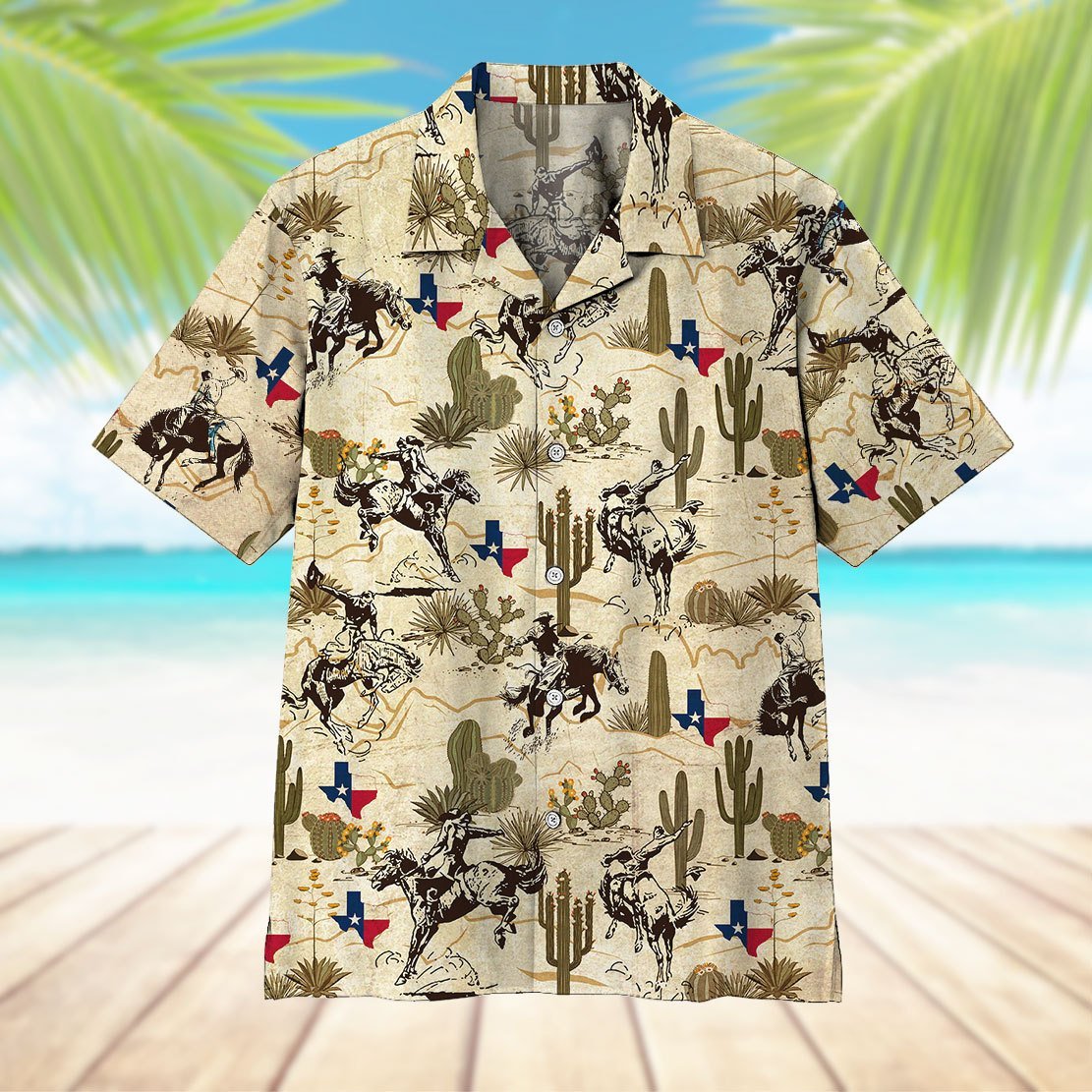 Texas Rodeo Aloha Hawaii Shirts For Men Women Ha2215