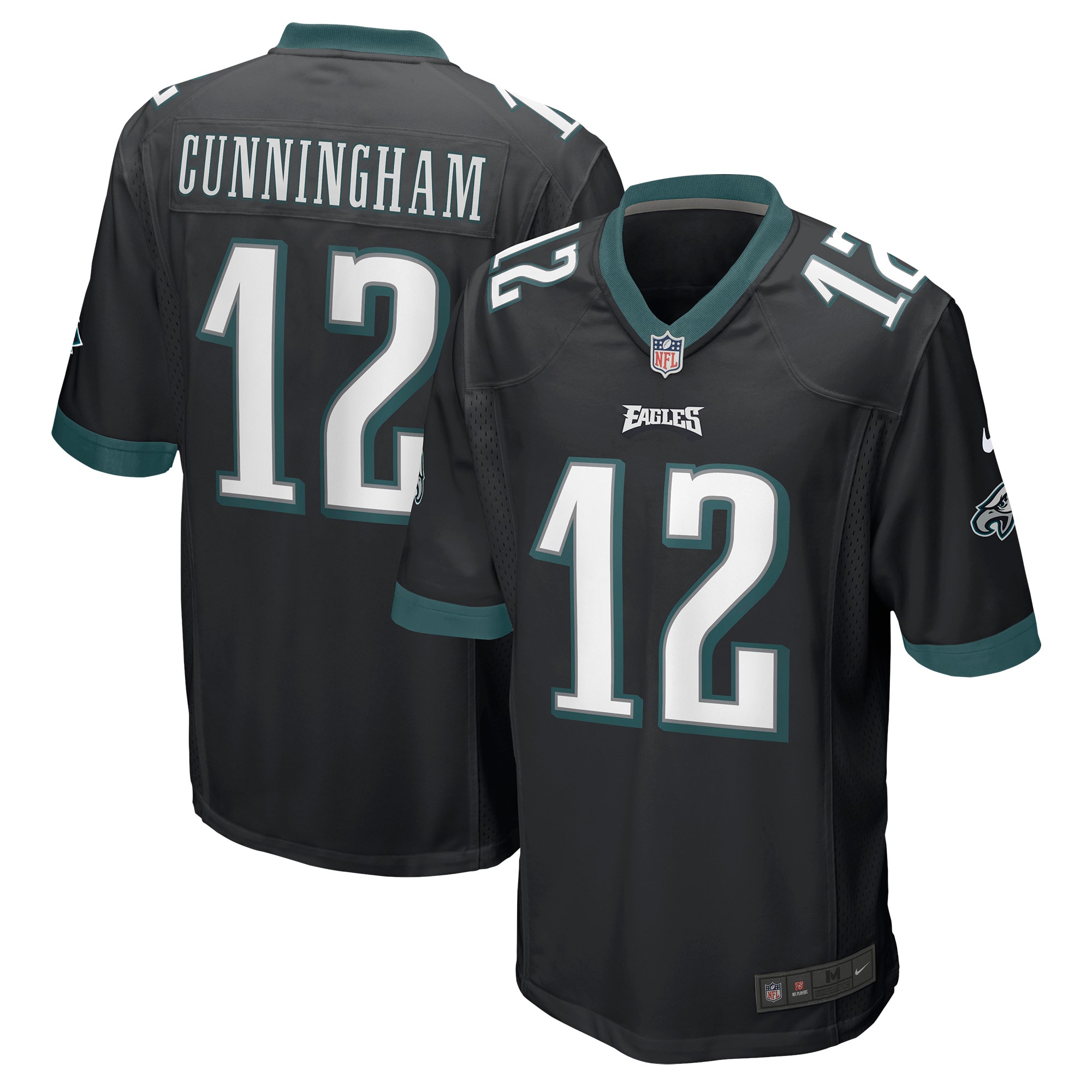 Randall Cunningham Philadelphia Eagles Retired Player Alternate Game Jersey – Black