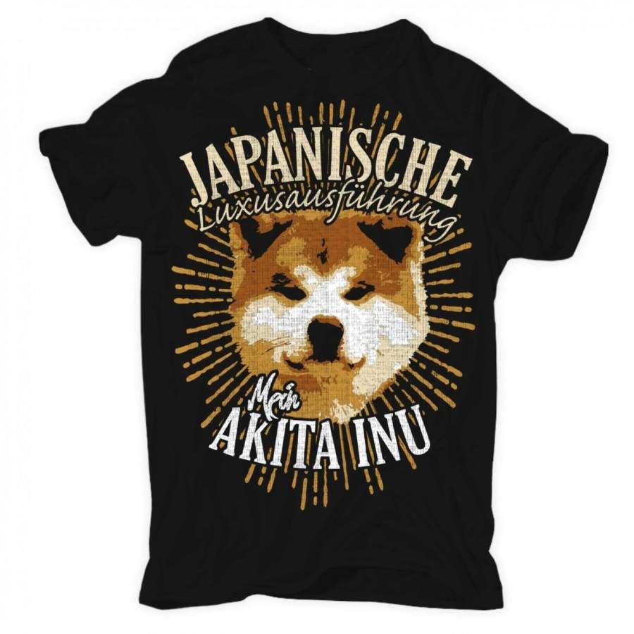 Akita Inu Japanischer Dogs Graphic T Shirt for Men Size S-3xl