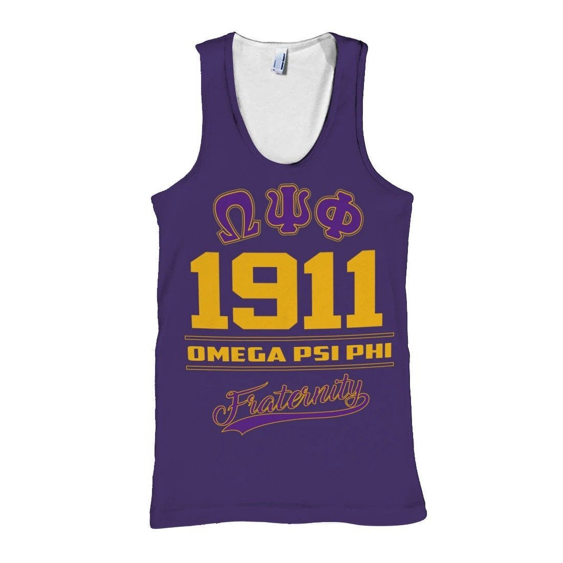 Omega Psi Phi Ques Frat Tank Top