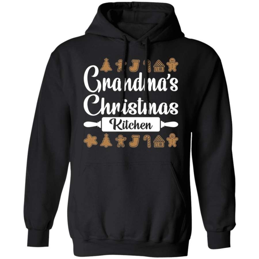Grandma’s Christmas Kitchen Gingerbread Cookies Pullover Hoodie