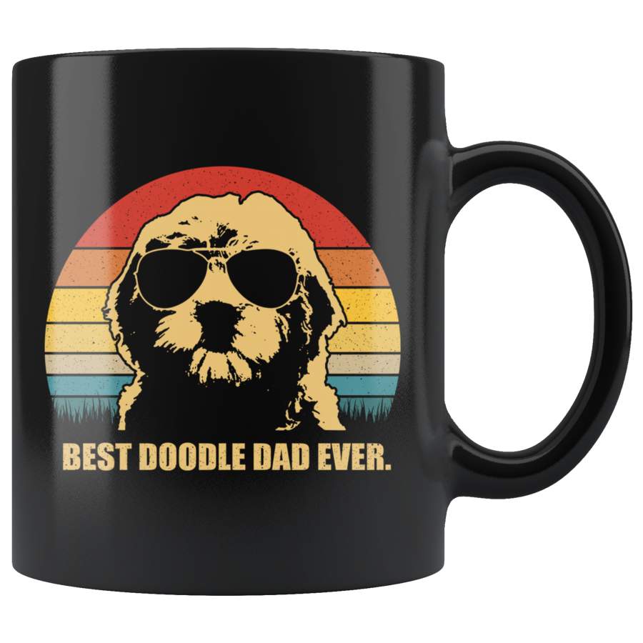 Vintage Goldendoodle Dad Best Doodle Dad Ever mug