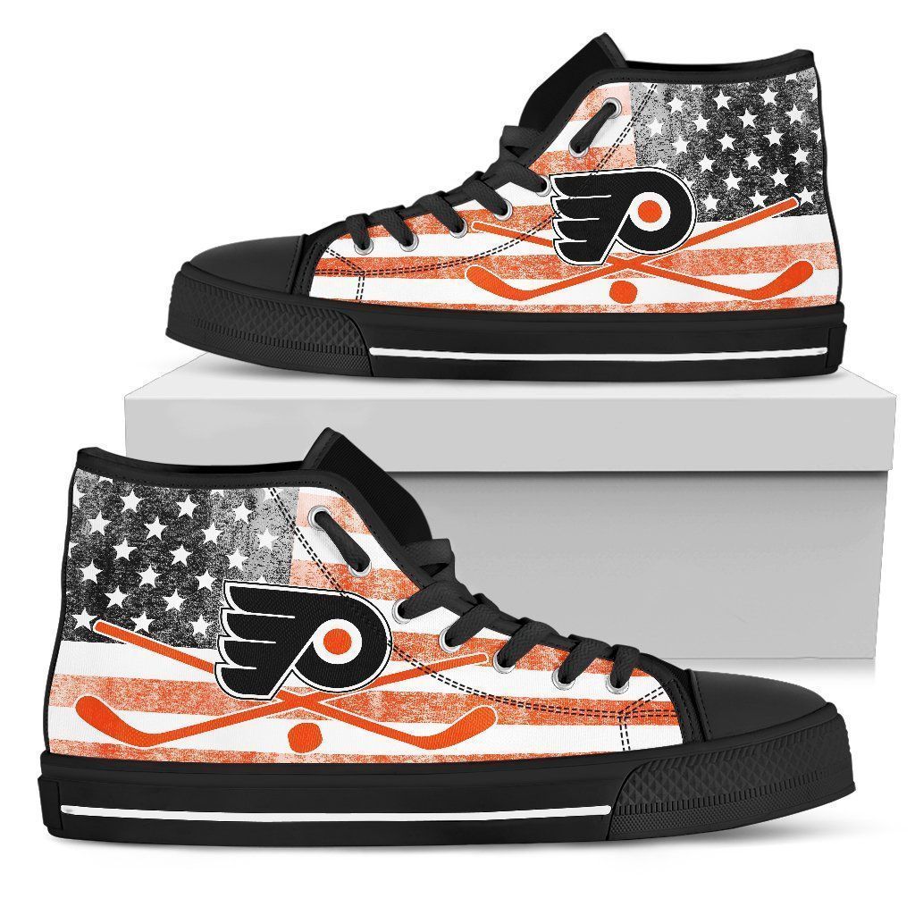 Chevron Broncos Denver Broncos High Top Shoes - Onlyshirt Fashion