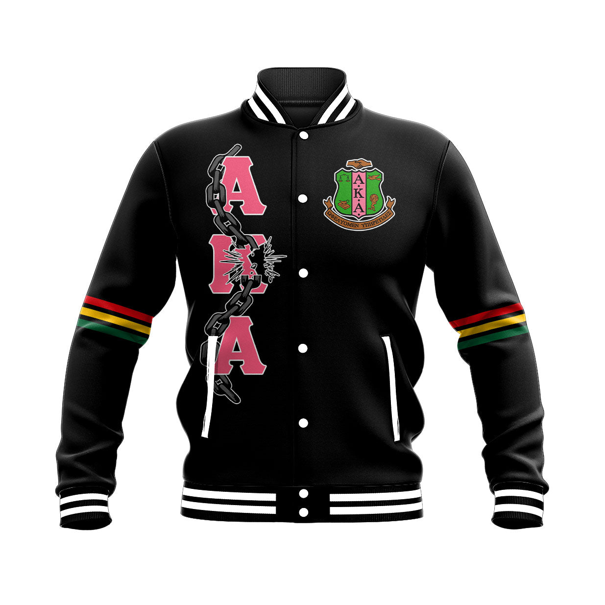 Alpha Kappa Alpha Happy Juneteenth Baseball Jacket T09