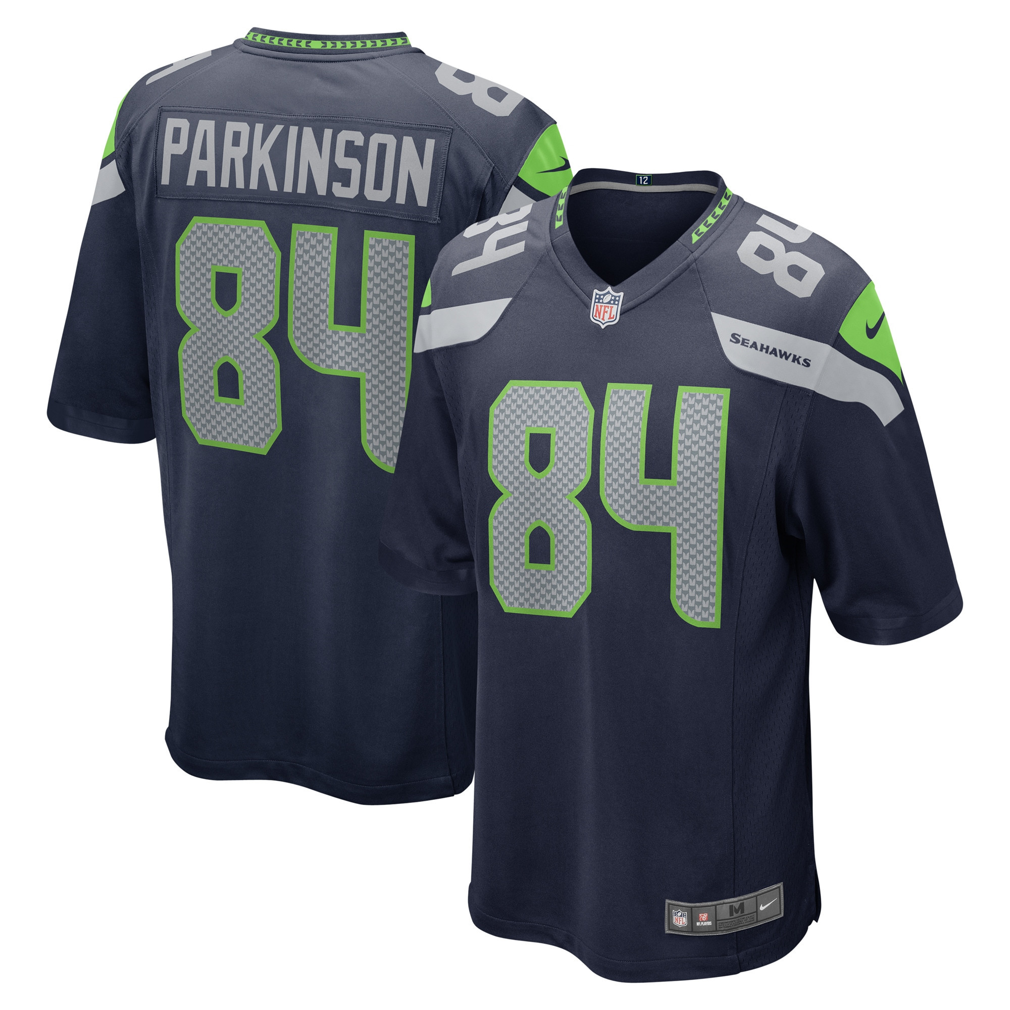 Colby Parkinson Seattle Seahawks Game Jersey – College Navy NFL