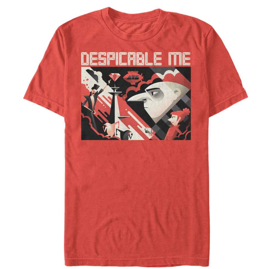 Despicable Me 3 Men’s Modern Gru Scene  T Shirt