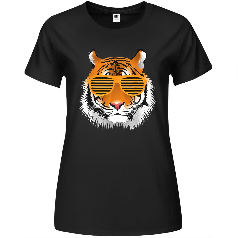 Birthday Shirt For Boy Cool Tiger Striped Animal Theme Party Premium Womens T Shirts