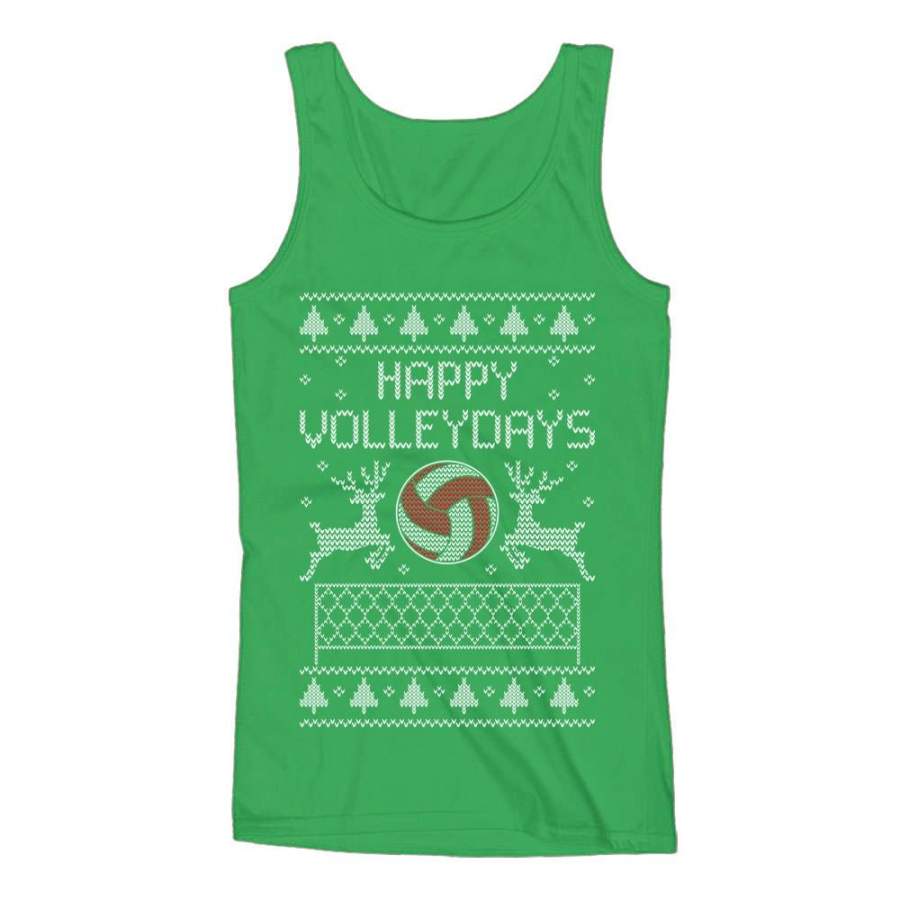 Ugly Christmas Volleyball – Fans / Player Holiday Women Tank Top