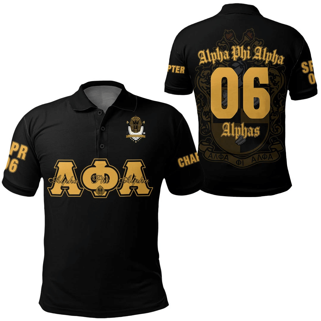 Africa Zone Polo Shirt – Alpha Phi Alpha Winthrop Alphas Polo Shirt A7