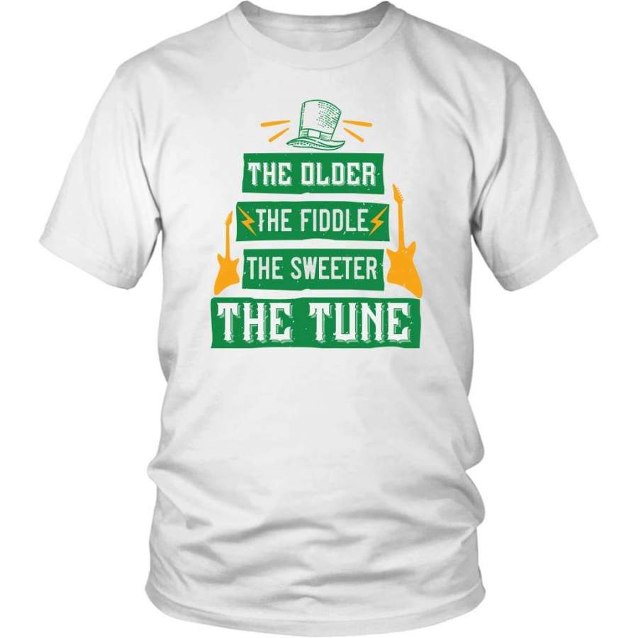 The older the fiddle the sweetrt the tune t-shirt