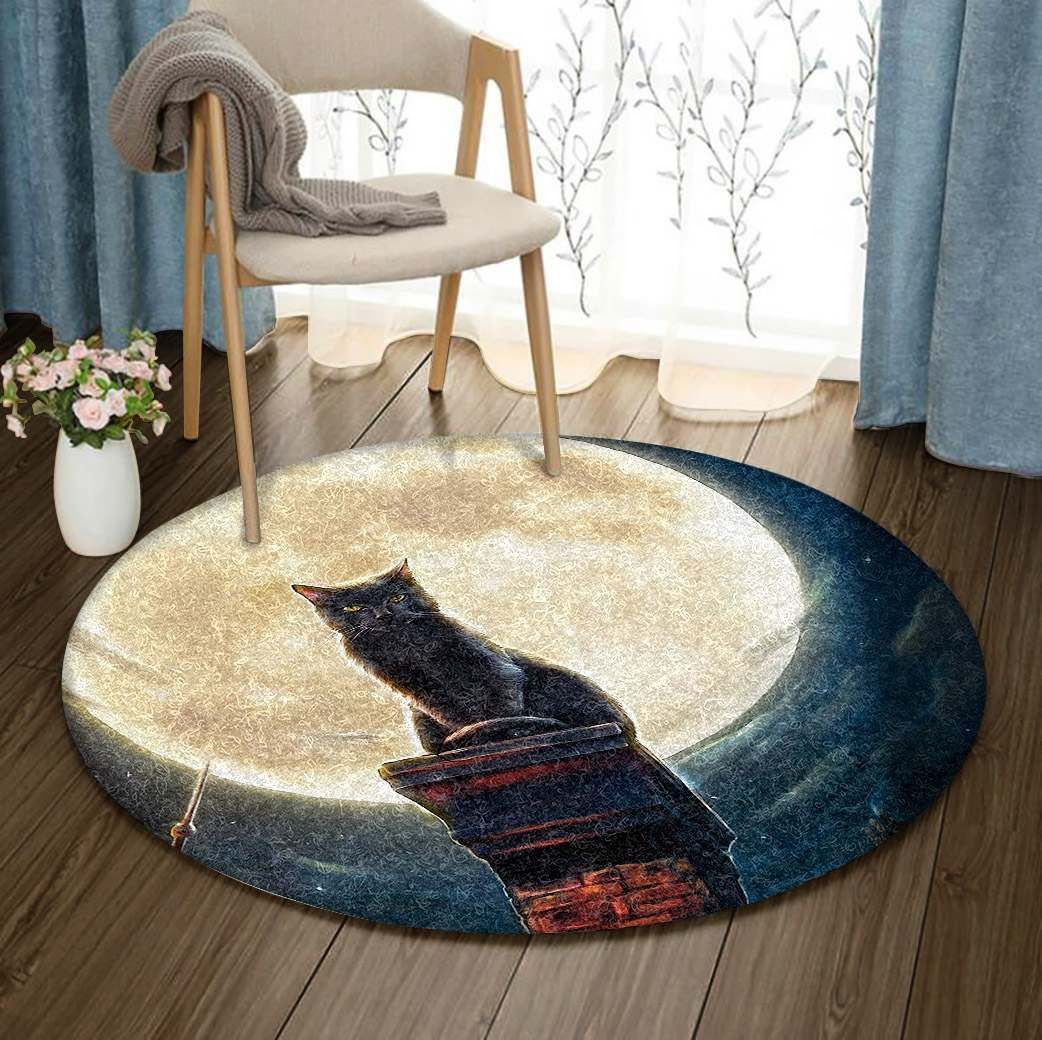 Cat Halloween GE2350 Round Rug  CYSI2907