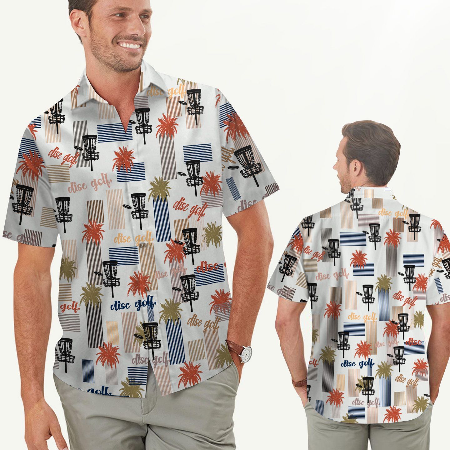 Disc Golf Tropical Men Hawaii Shirt For Sport Lovers In Summer Ha106159